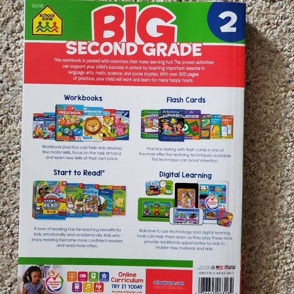 Two Second Grade Workbooks - Spectrum Second Grade & BIG Second Grade - Picture 6 of 7